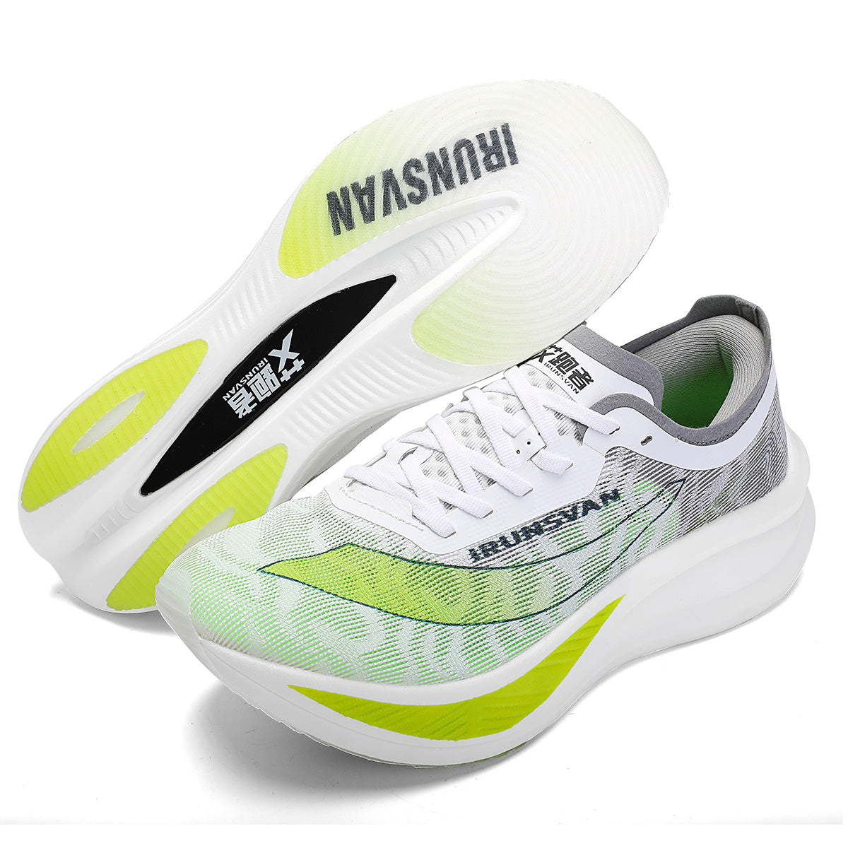 Campus Sports Training Shoes | IRUNSVAN Heat 1.0 Flexible Nylon Carbon Plate Shoes