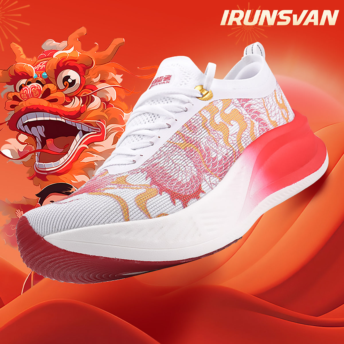 IRUNSVAN FLYSPEED 3.0: High Rebound Racing Shoes for Speed & Marathons