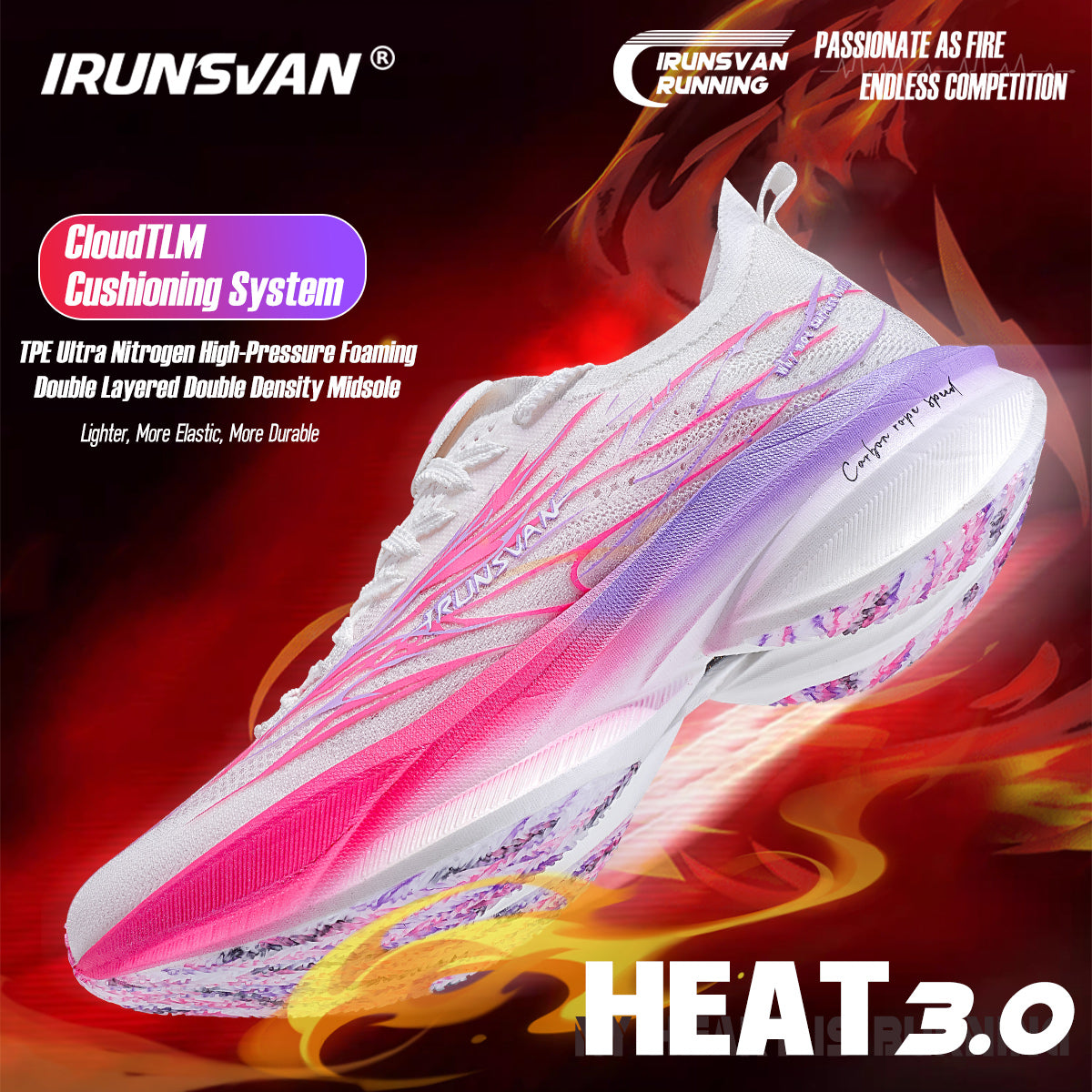 HEAT 3.0 Full Palm Carbon Plate Full Marathon Shoes