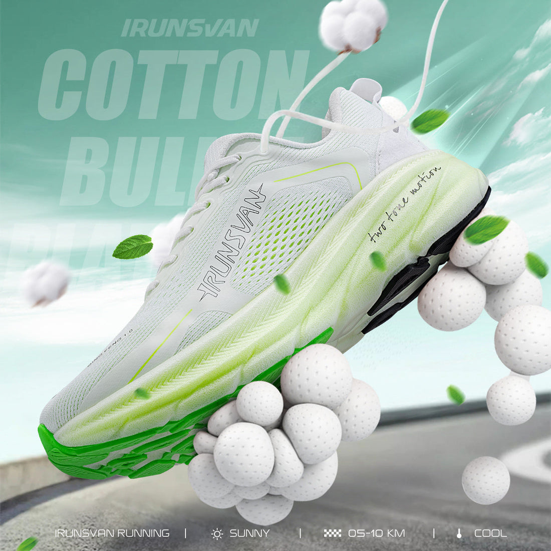 IRUNSVAN SPONGE 1.0: The Ultimate Lightweight Running Companion for Blister-Free Miles