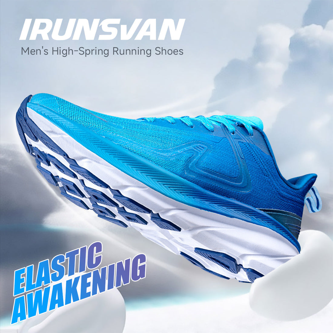 IRUNSVAN PKCE Running Shoes – Cloud Foam & TPU Support