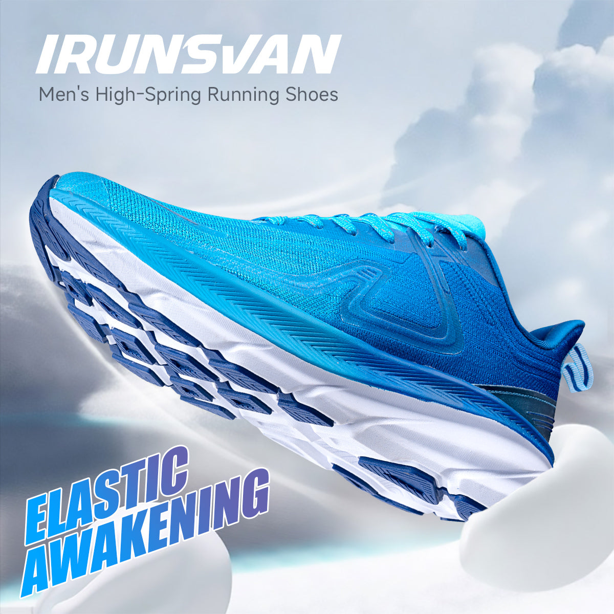 IRUNSVAN PKCE Running Shoes – Cloud Foam & TPU Support