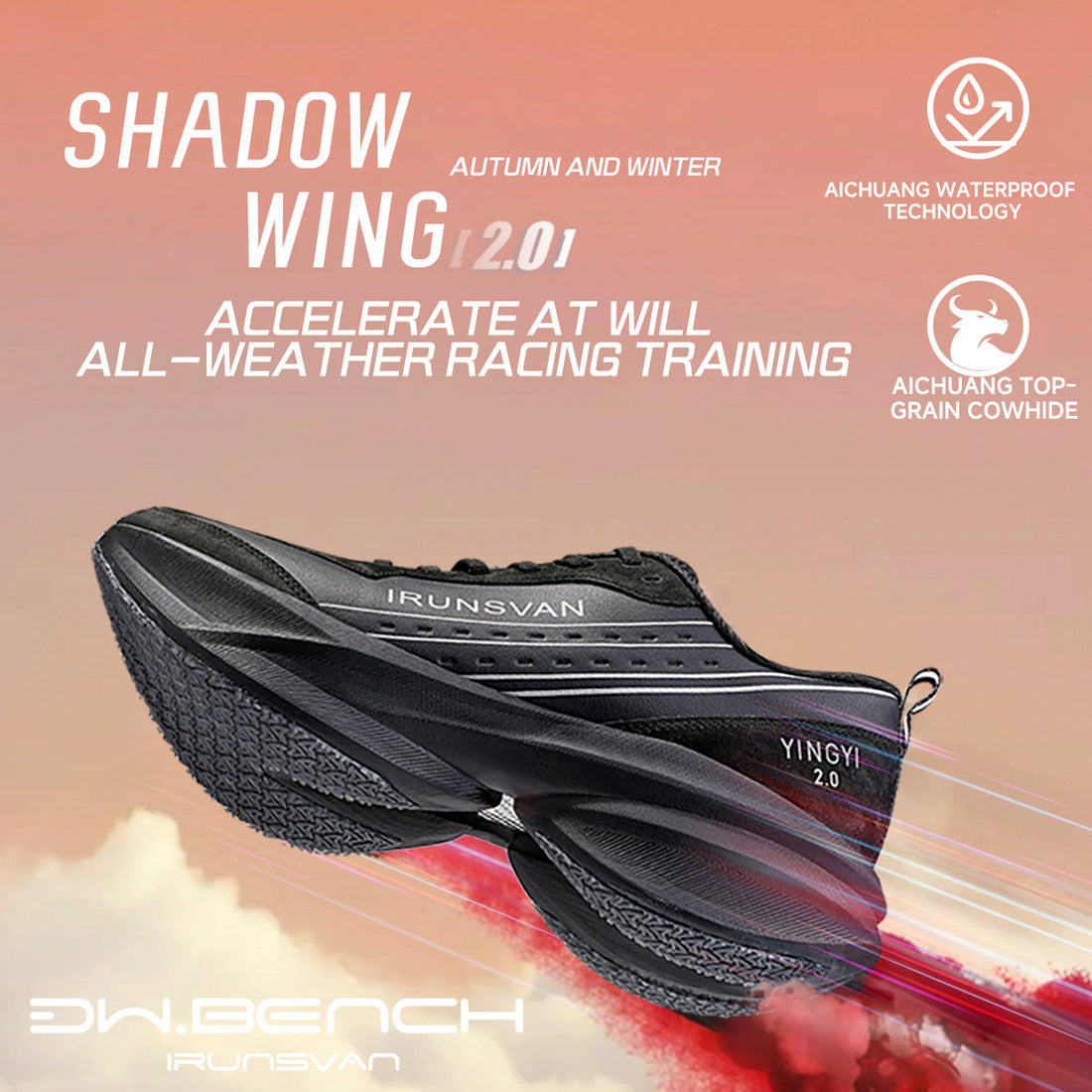 IRUNSVAN Shadow Wing 2.0 Winter Running Shoes: Unleash Your Speed in Cold Weather