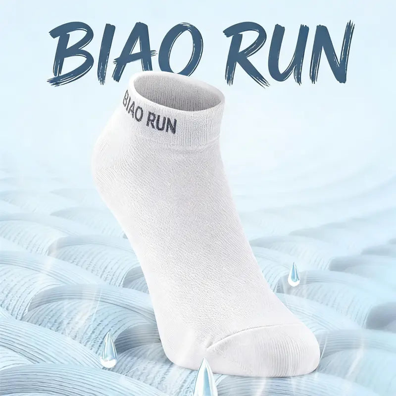 BIAORUN White Black Daily Sports Socks