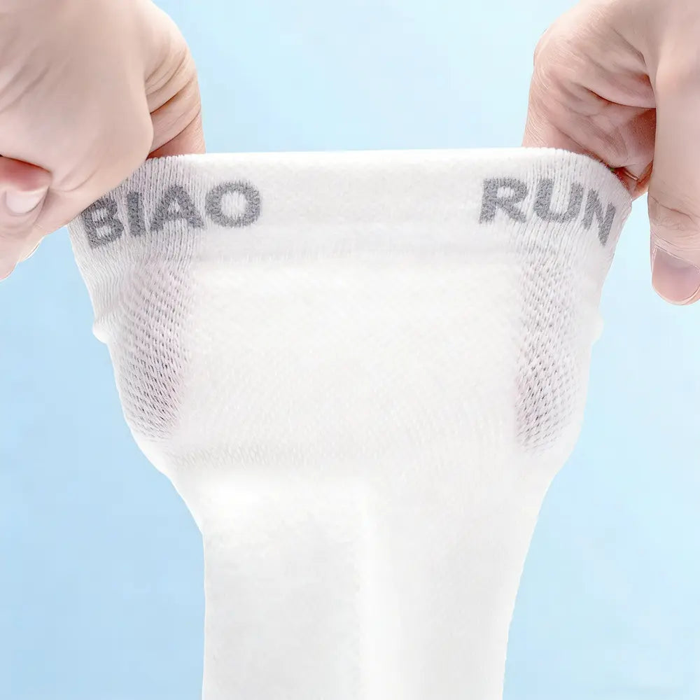 BIAORUN White Black Daily Sports Socks