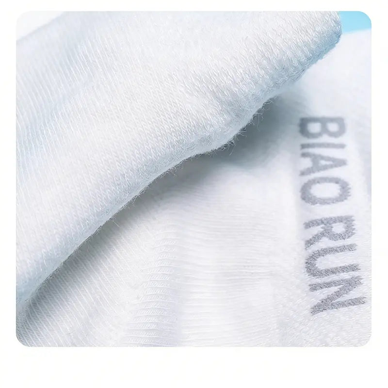 BIAORUN White Black Daily Sports Socks