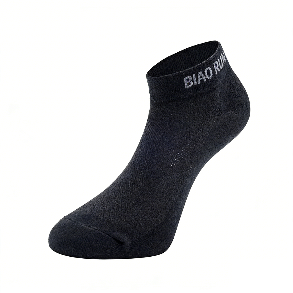 BIAORUN White Black Daily Sports Socks