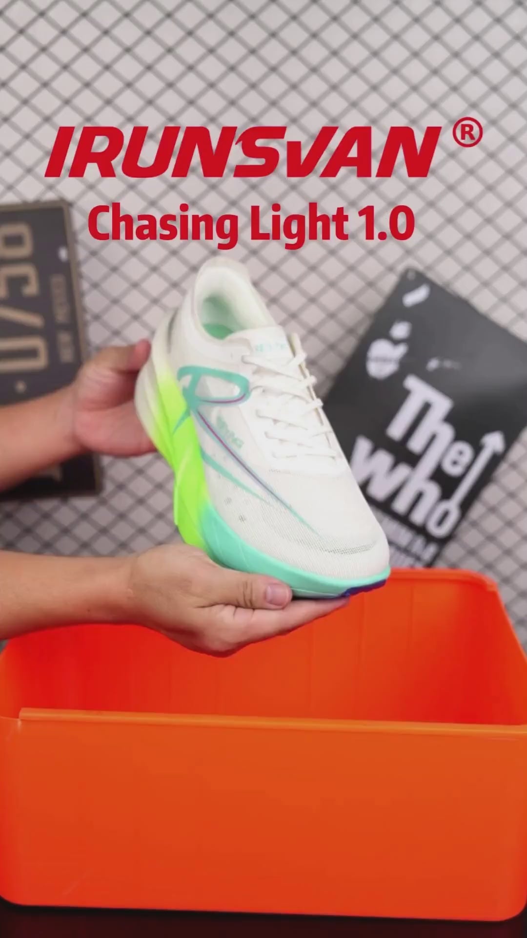 IRUNSVAN CHASING LIGHT 1.0 Full Length Carbon Plate Marathon Shoes